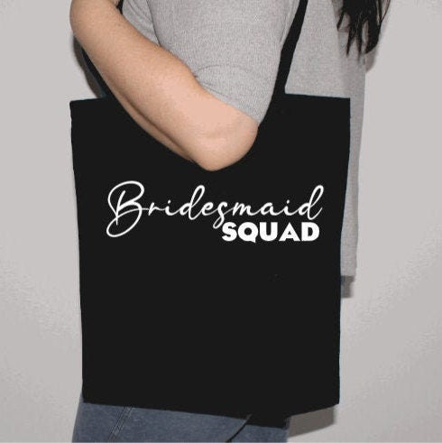 Bridesmaid Gift Tote Bag, bridesmaid thanks gift bag.