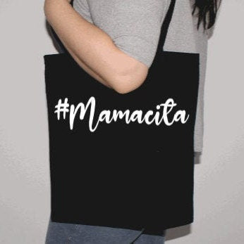 Mamacita Tote Bag, Bridesmaid Bag, Multi-purpose Canvas Bags.