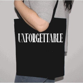 Canvas Tote Bag, Bridesmaid Bag, Multi-purpose Canvas Bags. Unforgettable