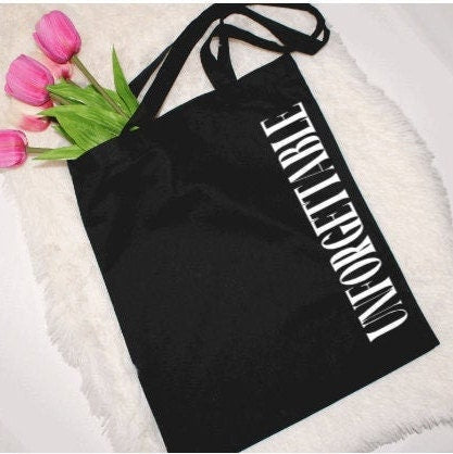 Canvas Tote Bag, Bridesmaid Bag, Multi-purpose Canvas Bags. Unforgettable