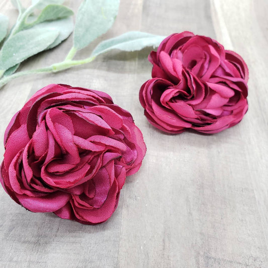 Deep Pink , Eye Catching Flower  Earrings, Beautiful and delicate gift.