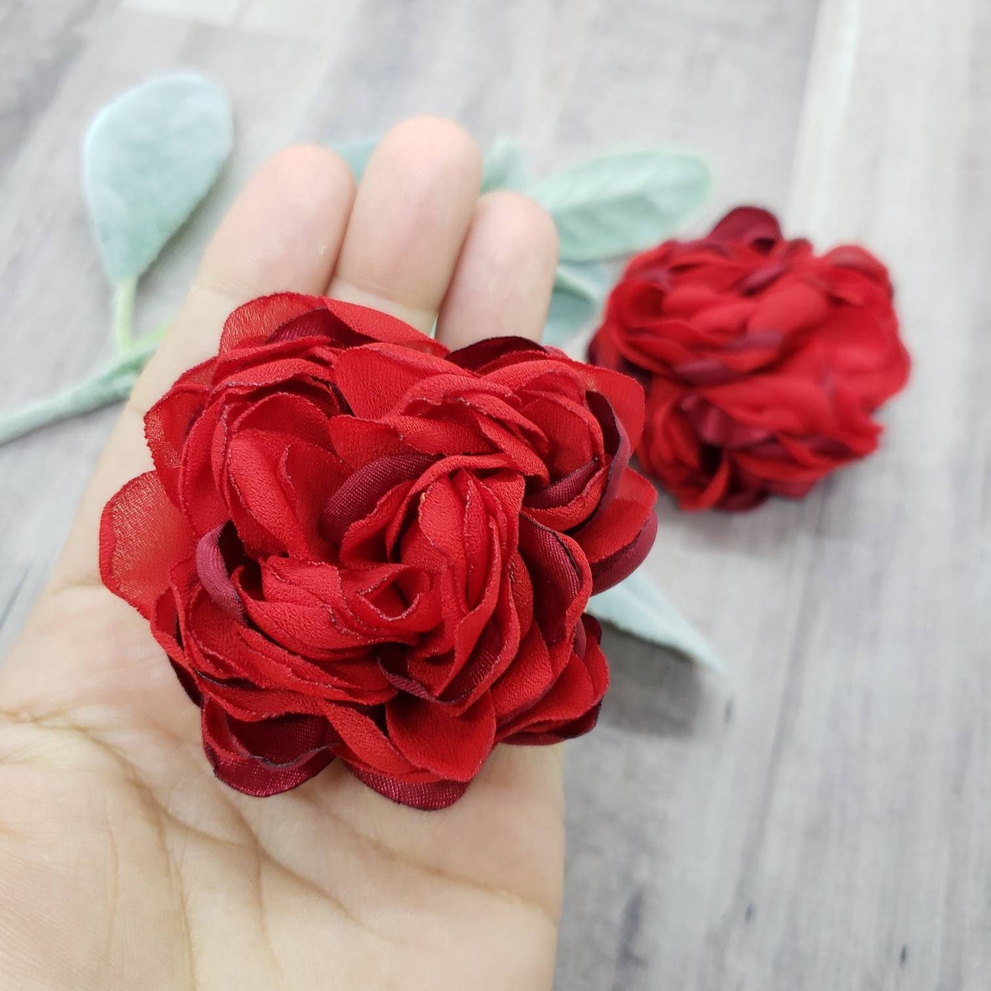 Red, Eye Catching Flower  Earrings, Beautiful , sexy and delicate jewelry gift.