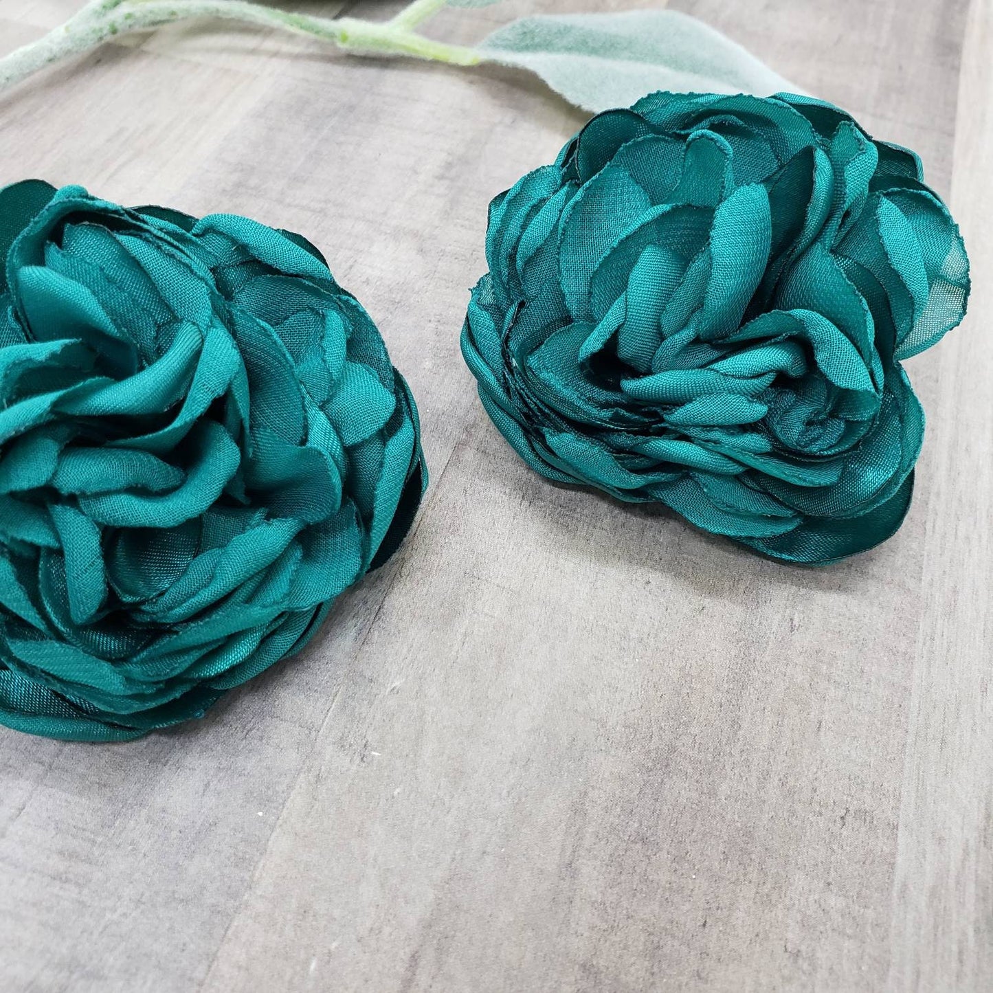 Deep Teal   Earrings, , Eye Catching Flower ,Beautiful and delicate gift for her.