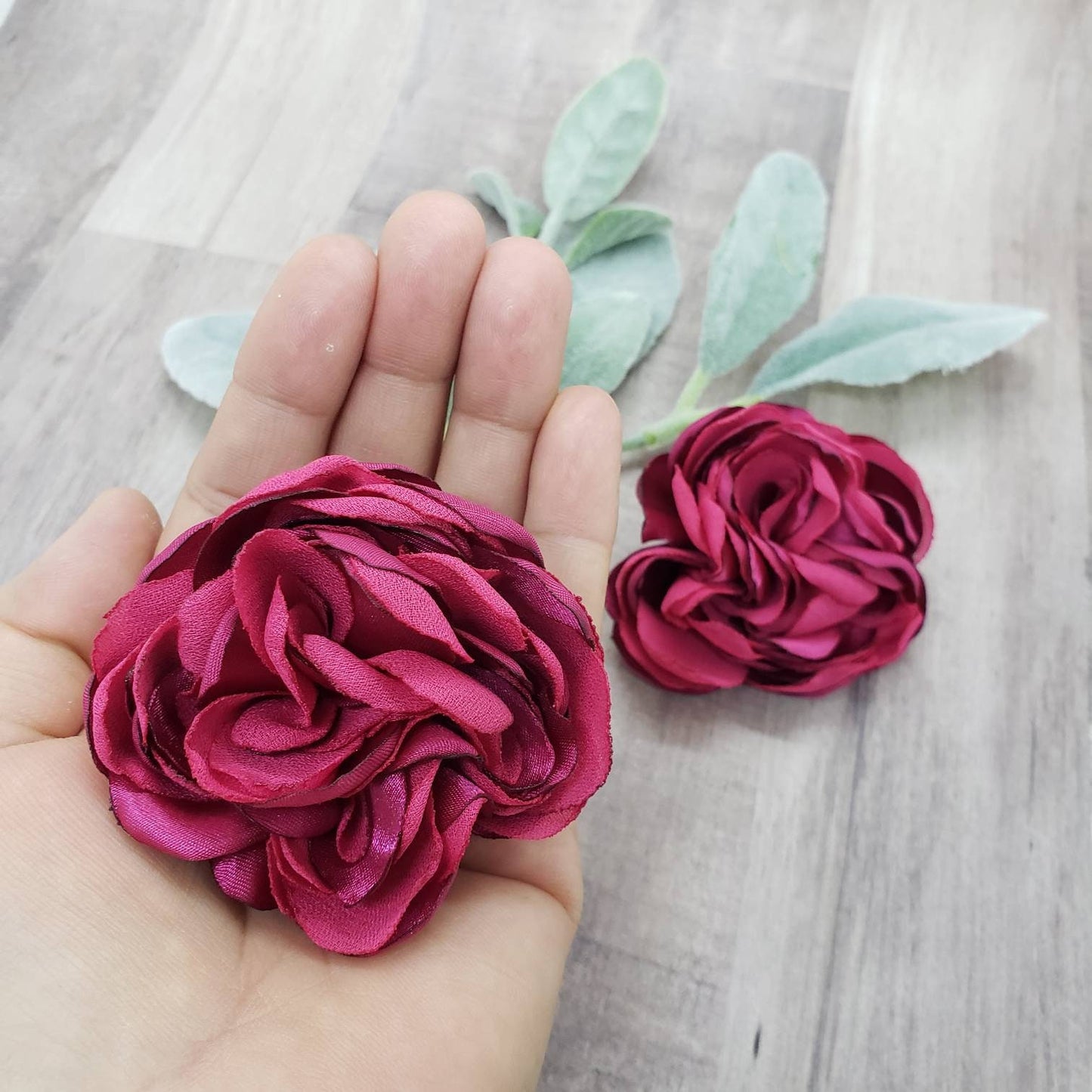 Deep Pink , Eye Catching Flower  Earrings, Beautiful and delicate gift.