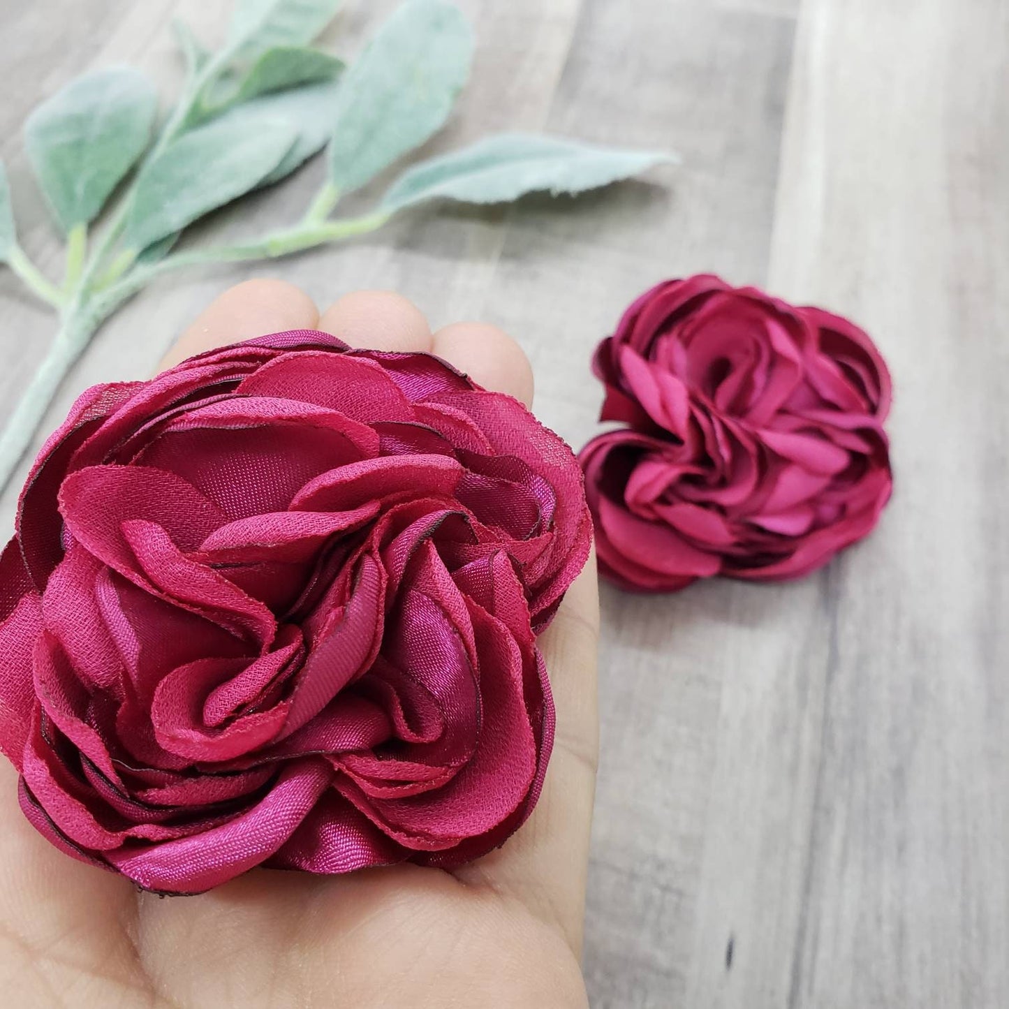 Deep Pink , Eye Catching Flower  Earrings, Beautiful and delicate gift.