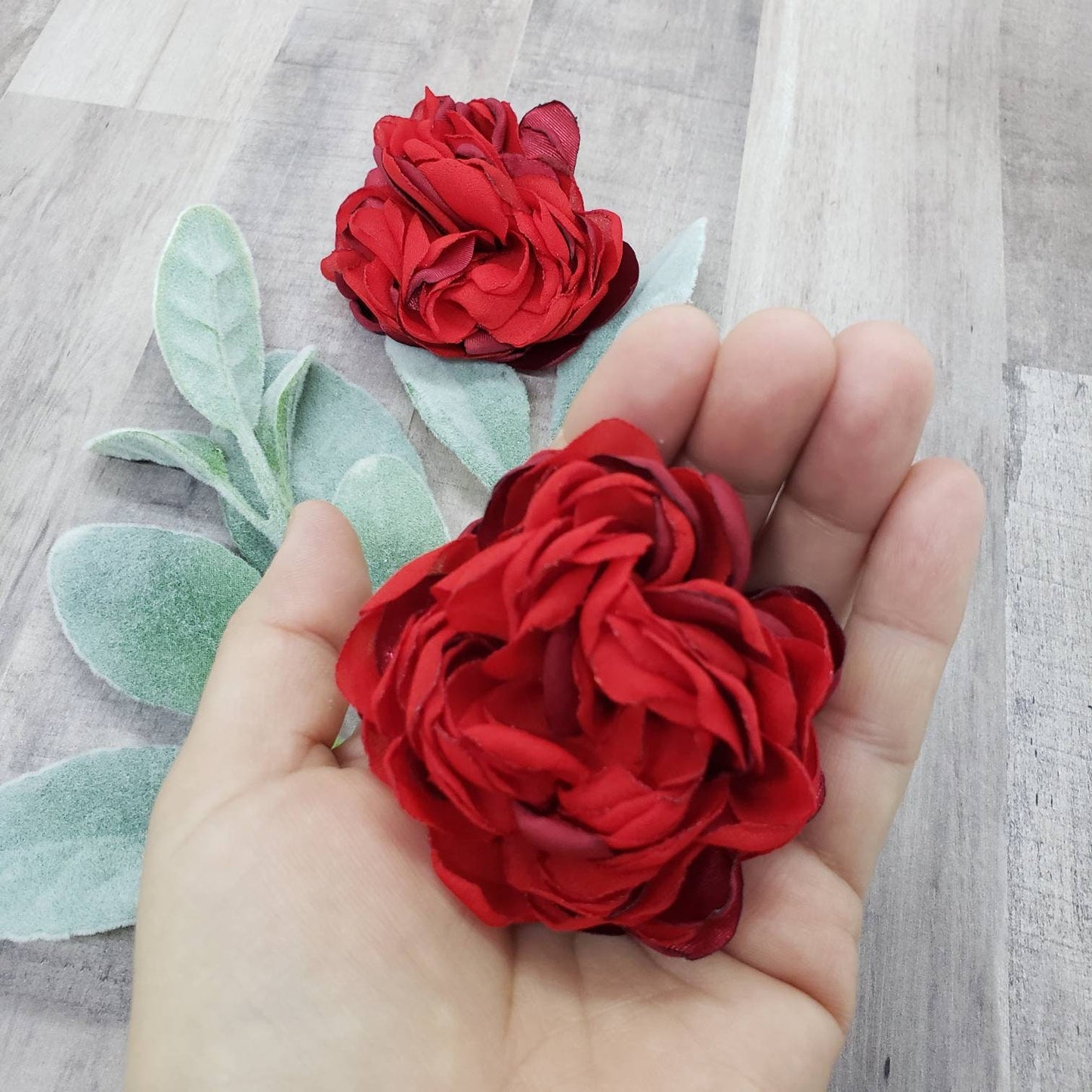 Red, Eye Catching Flower  Earrings, Beautiful , sexy and delicate jewelry gift.