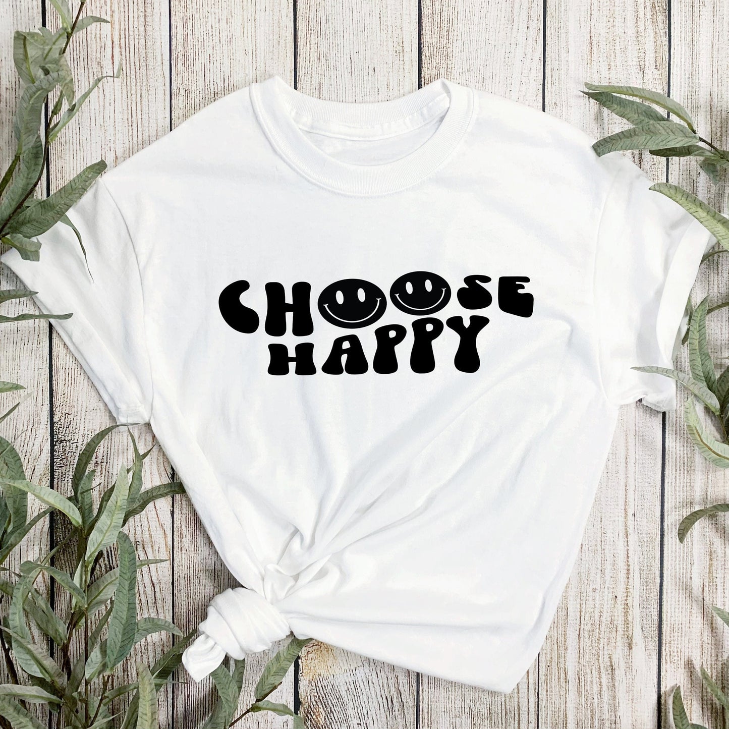 Choose Happy T-shirt/ Positive shirt/ Inspirational Girl Tee/ Empowering Women shirt