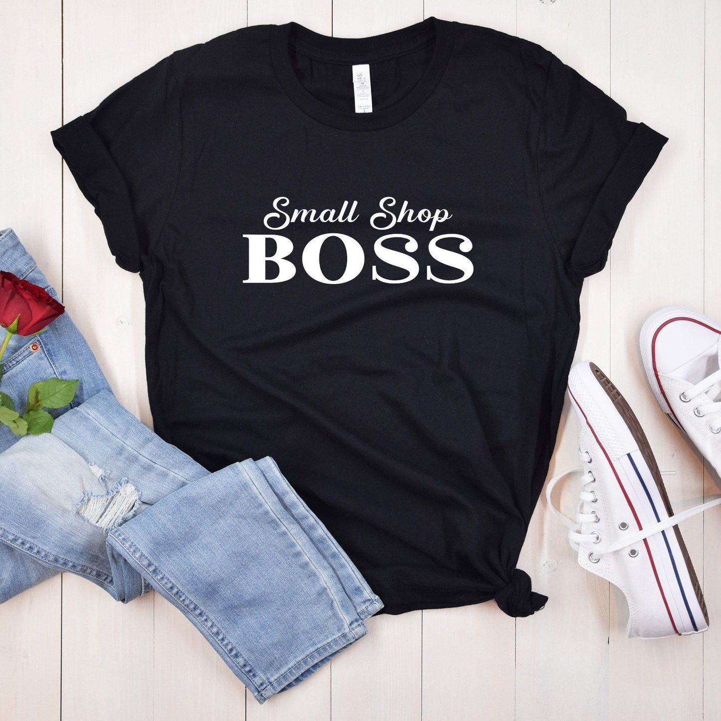 Small Shop BOSS T-shirt/ Women/Inspirational Girl Tee/ Empowering Women shirt