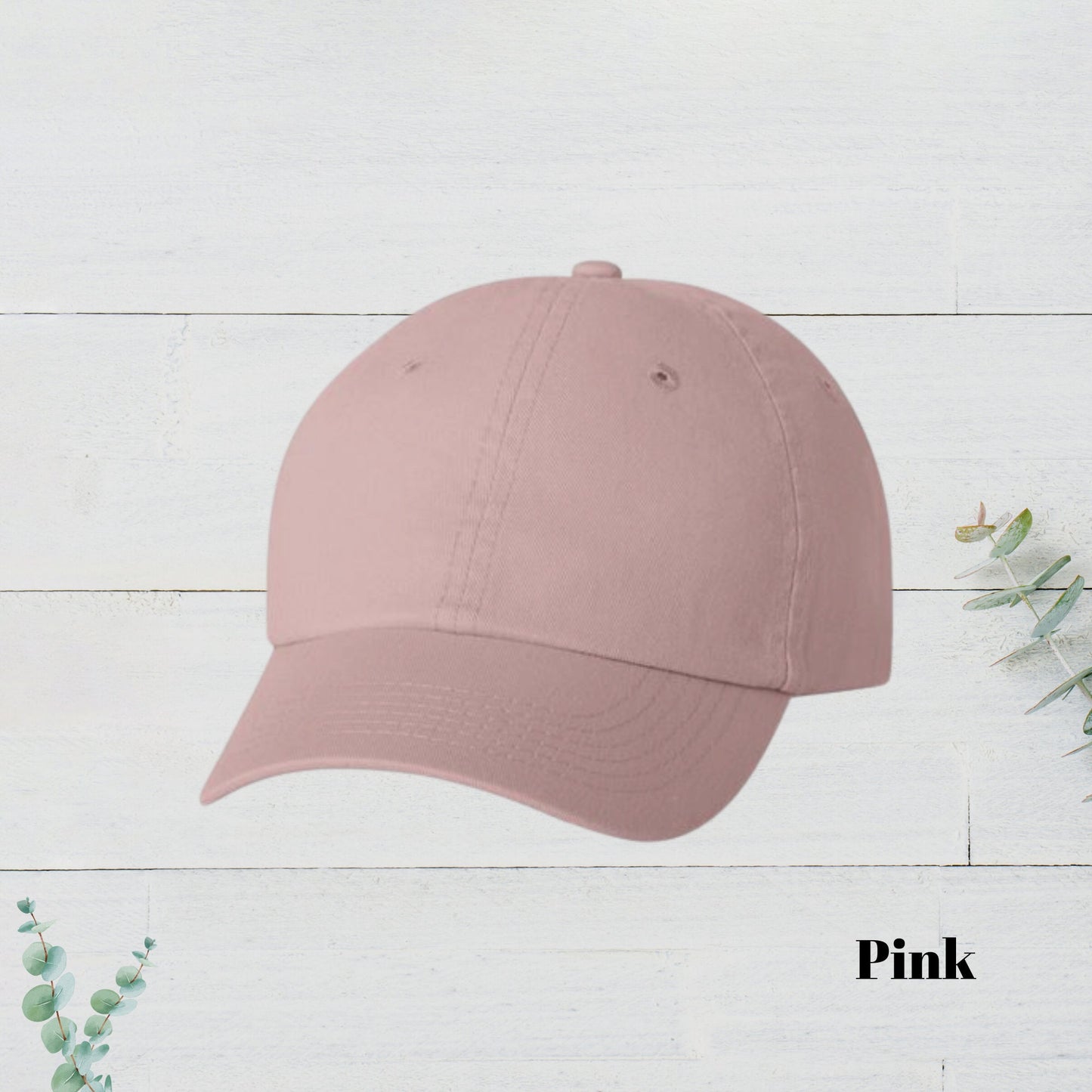 Minimalist Flower, Baseball cap, Adjustable Printed Hat