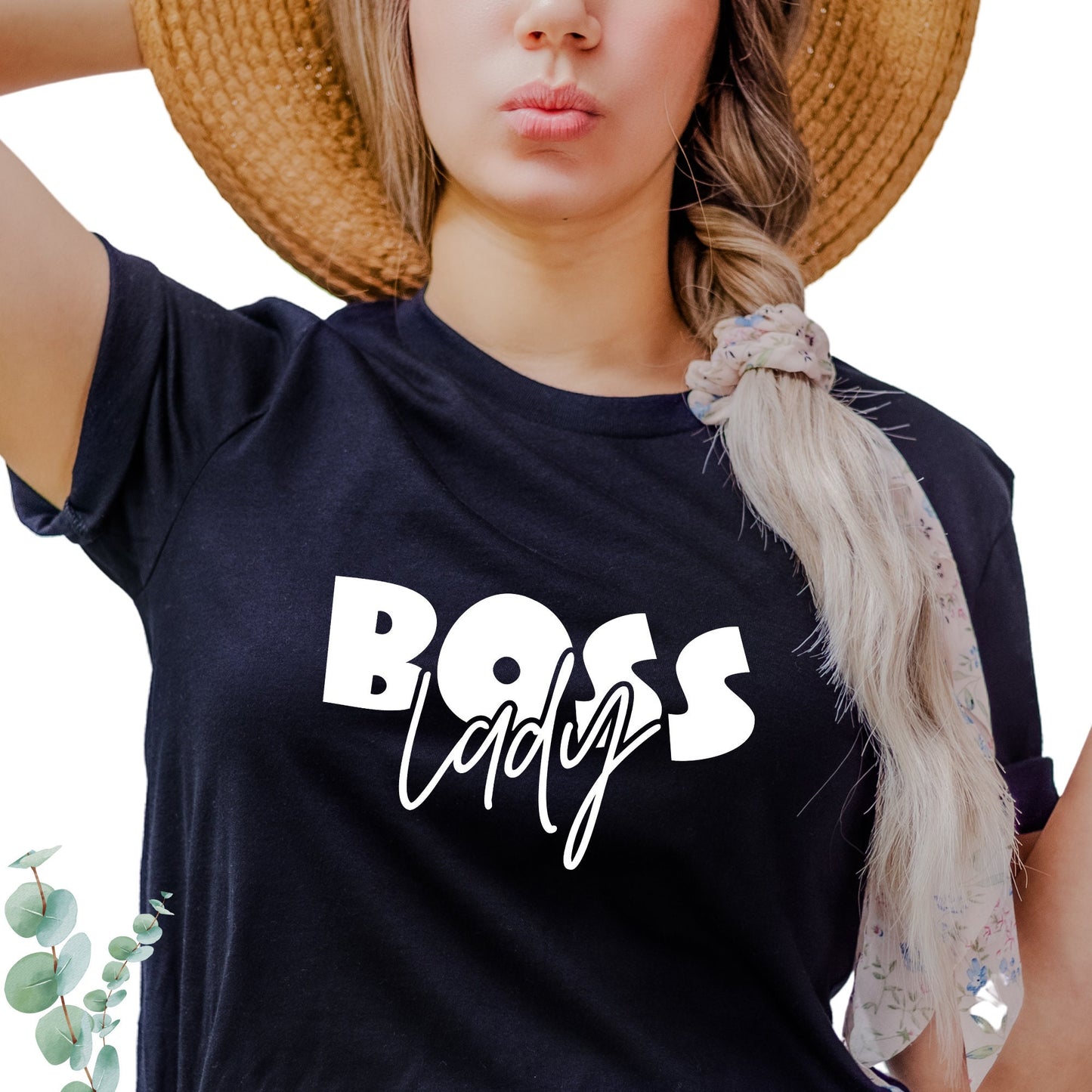 Boss Lady Tee, Women Personalized T-shirt, Mom shirt, Best gift for her.