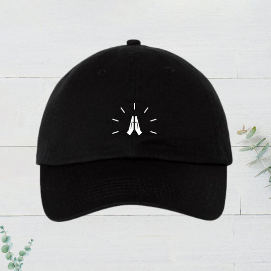 Praying Hands, Baseball cap, Adjustable Printed Hat