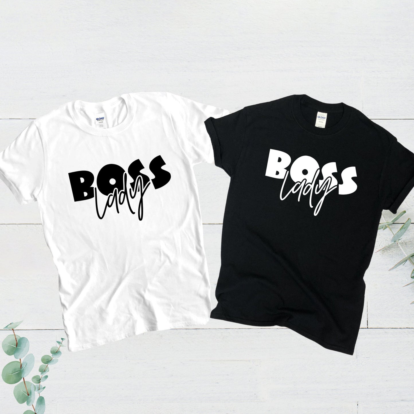 Boss Lady Tee, Women Personalized T-shirt, Mom shirt, Best gift for her.